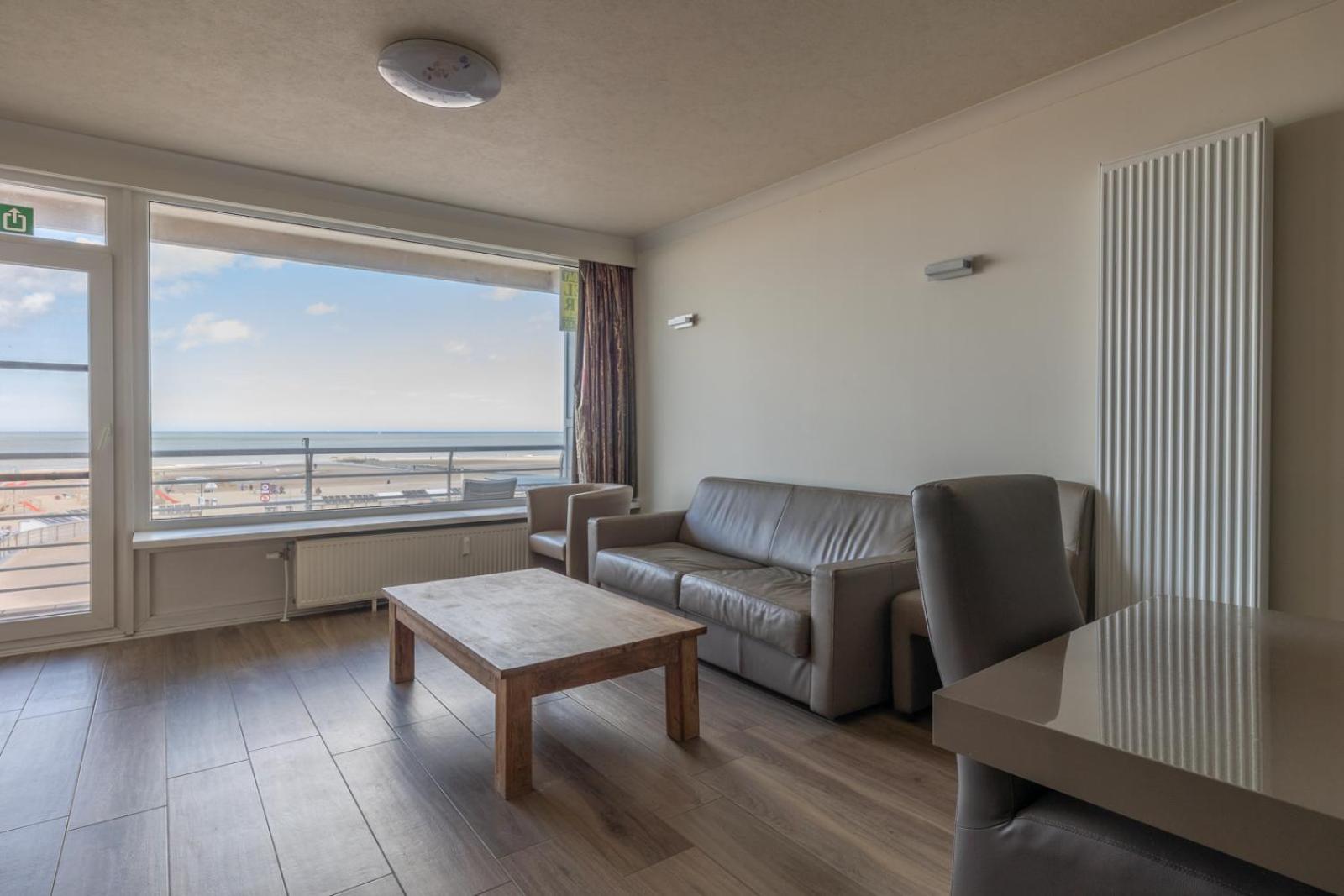 Seaview 6p - Type Bruxelles - 1 Bedroom - Family Bedroom - Direct Aan Het Gelegen, Frontaal Zeezicht Appartement Oostende
